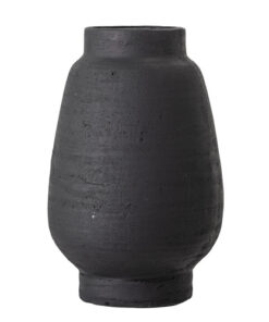 Alternative view of אגרטל טרקוטה Gunilla - שחור / זהב