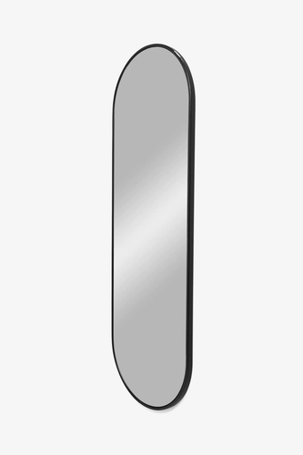 מראה אובלית 50/100 במסגרת שחורה – תמונה 4
