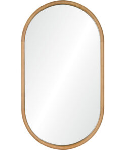 Alternative view of מראה אובלית 60*90 במסגרת עץ