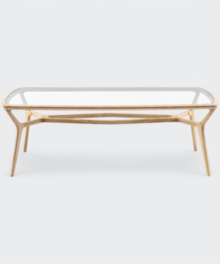 Alternative view of שולחן אוכל מלבני דגם אליוט - עיצוב אלגנטי עם נוכחות מודרנית (זמין בשני צבעים)